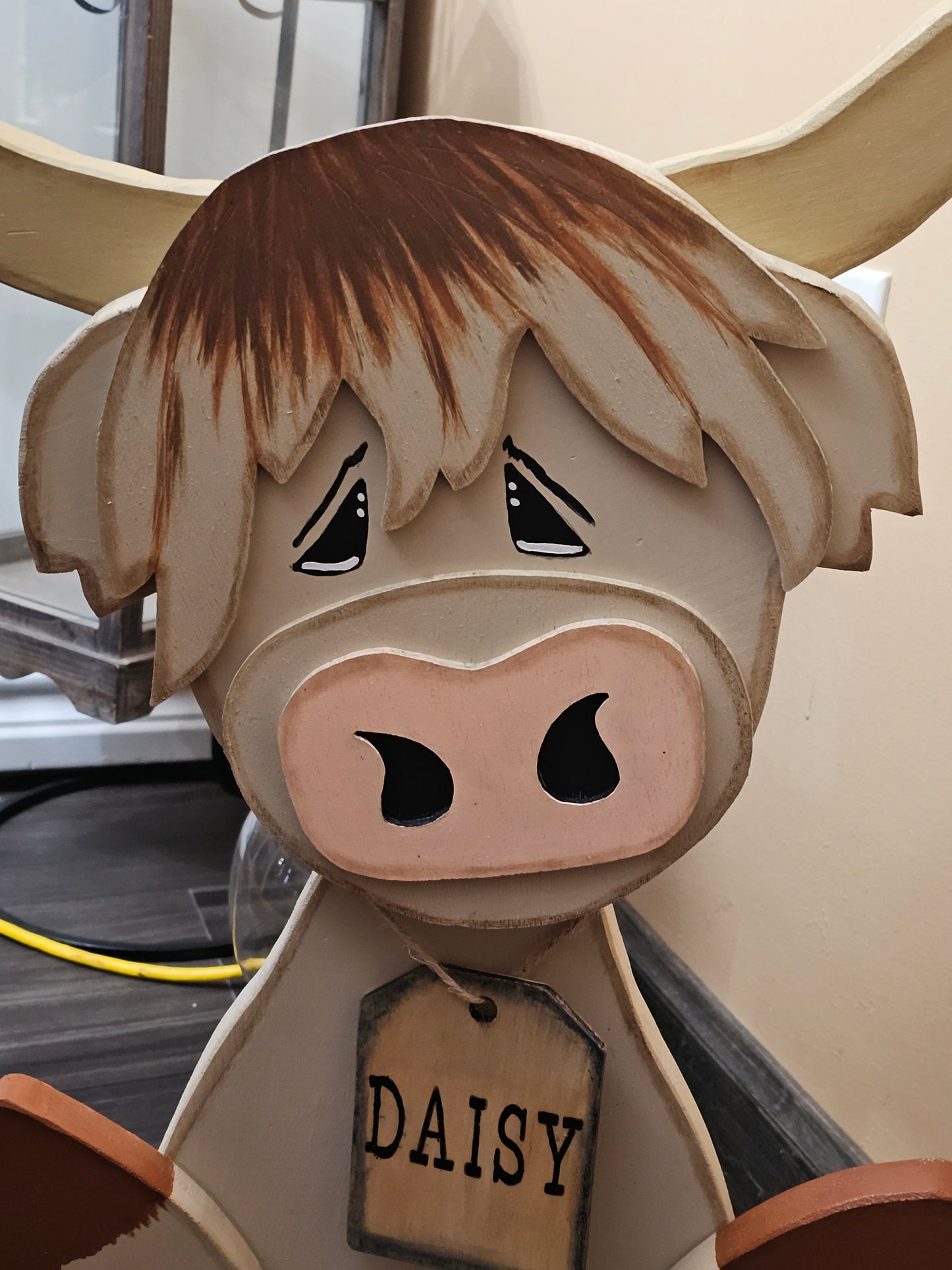 Best Sellers in our Farm Family Collection, the Highland Cow. The perfect country charm for a gift, front porch or home decor decoration