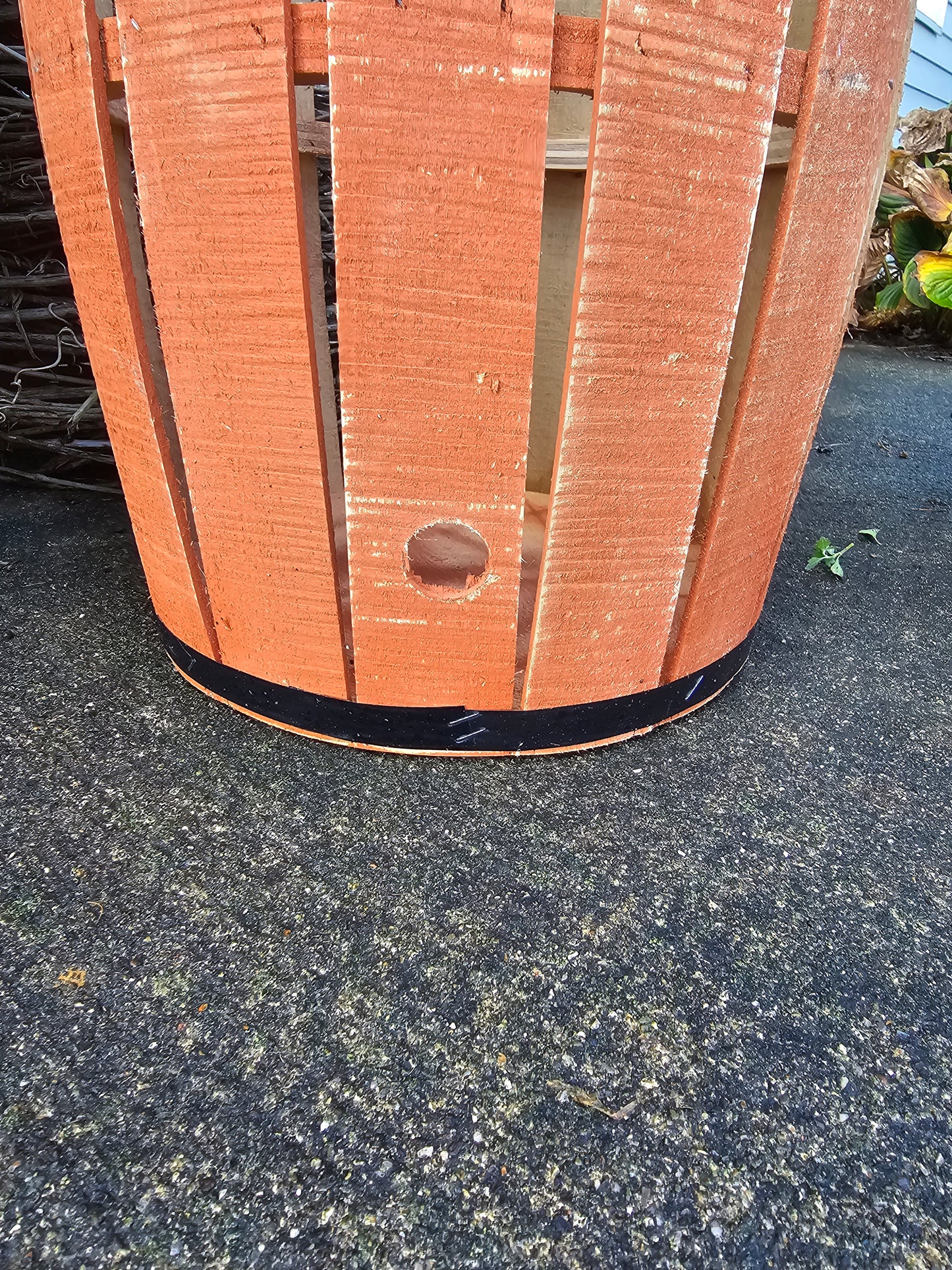 Pumpkin or Scarecrow Fall barrels are perfect addition to your Fall decor or front porch.