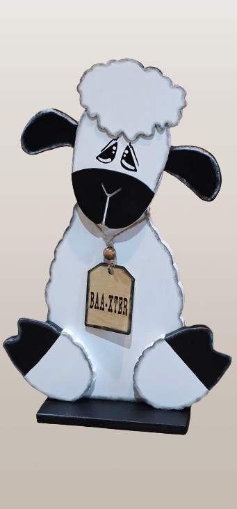 Addition to our Farm Family Collection, our cute sheep our perfect for any farmhouse decor or front porch