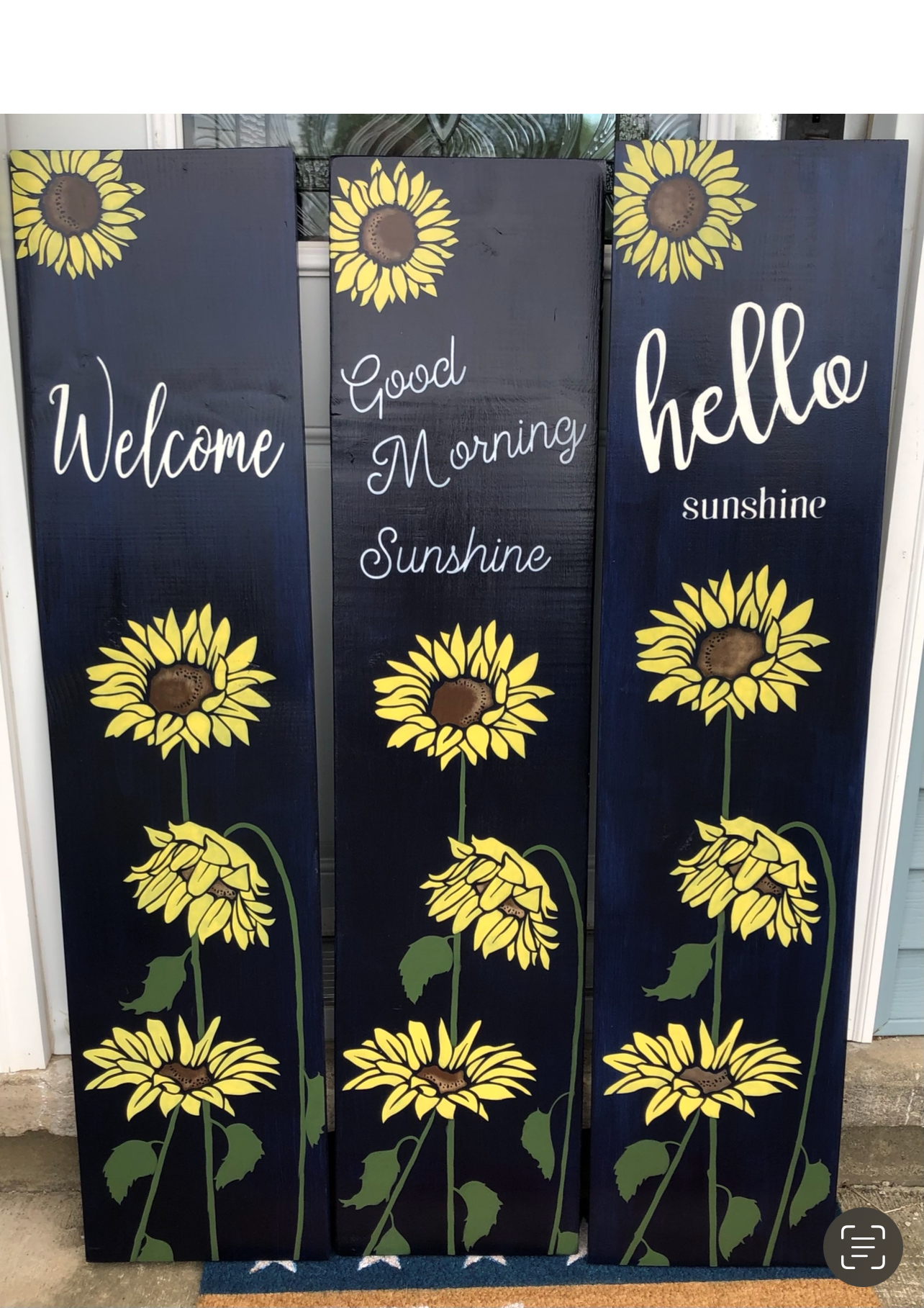 Summer Sunflower Porch Leaner