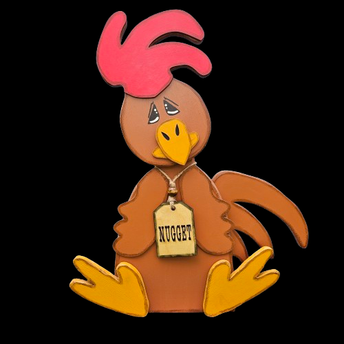 Addition to our Farm Family Collection, Our Chicken is the perfect country charm for any home decor or front porch.