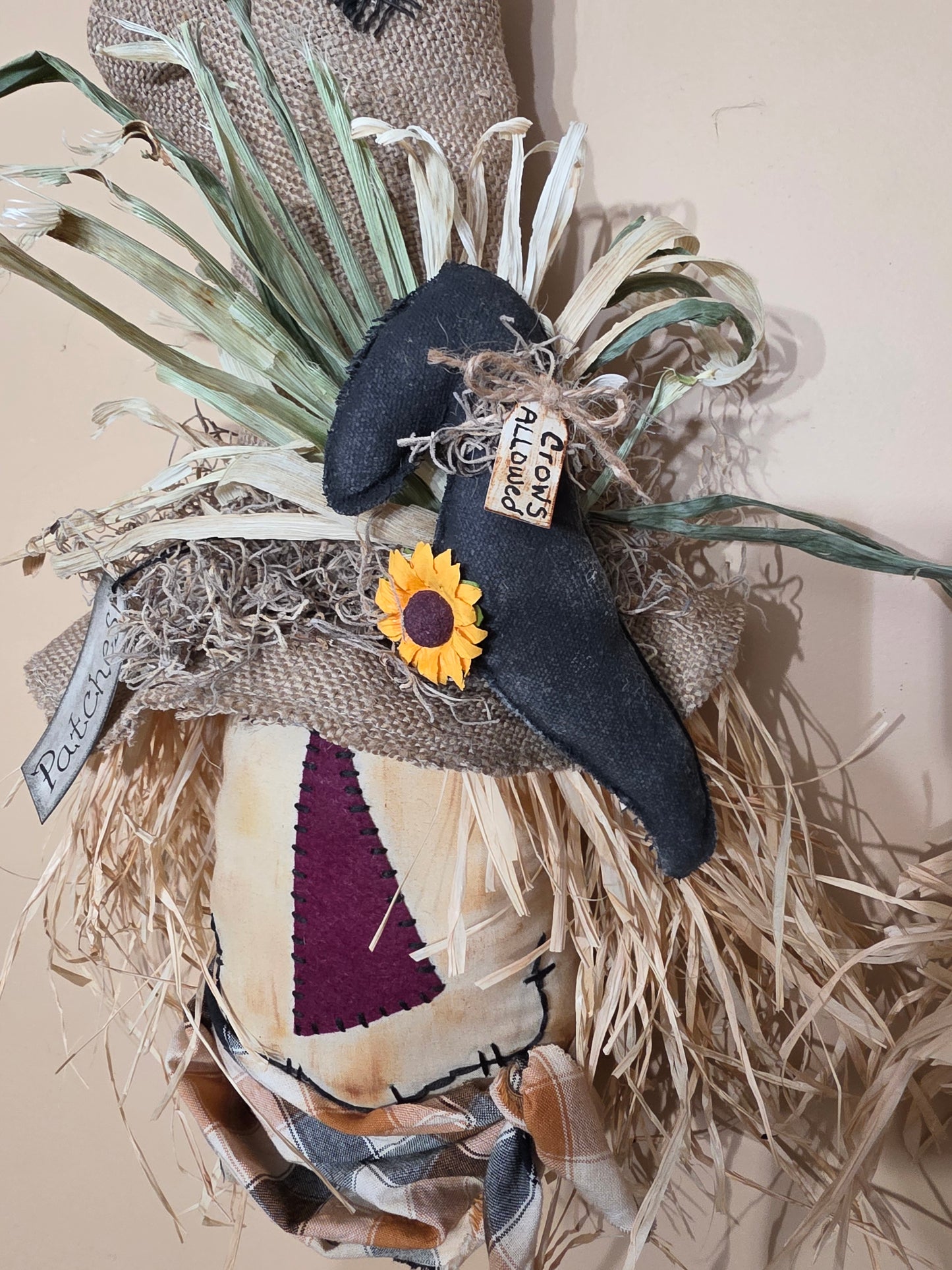 Handmade Primitive Scarecrow
