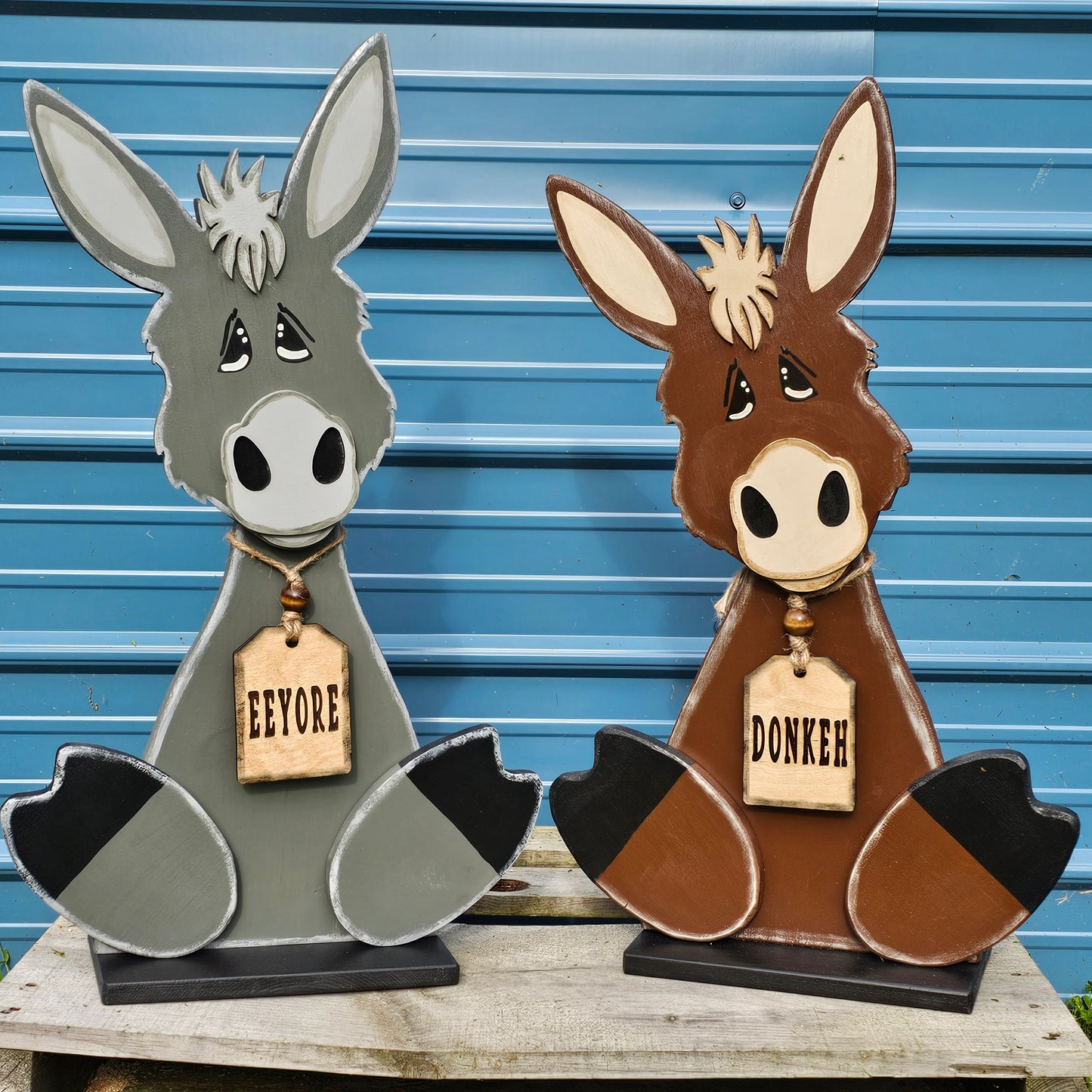 Addition to our Farm Family Collection, our Donkey is perfect country charm for any front porch or home decor.