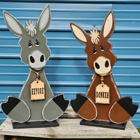 Addition to our Farm Family Collection, our Donkey is perfect country charm for any front porch or home decor.