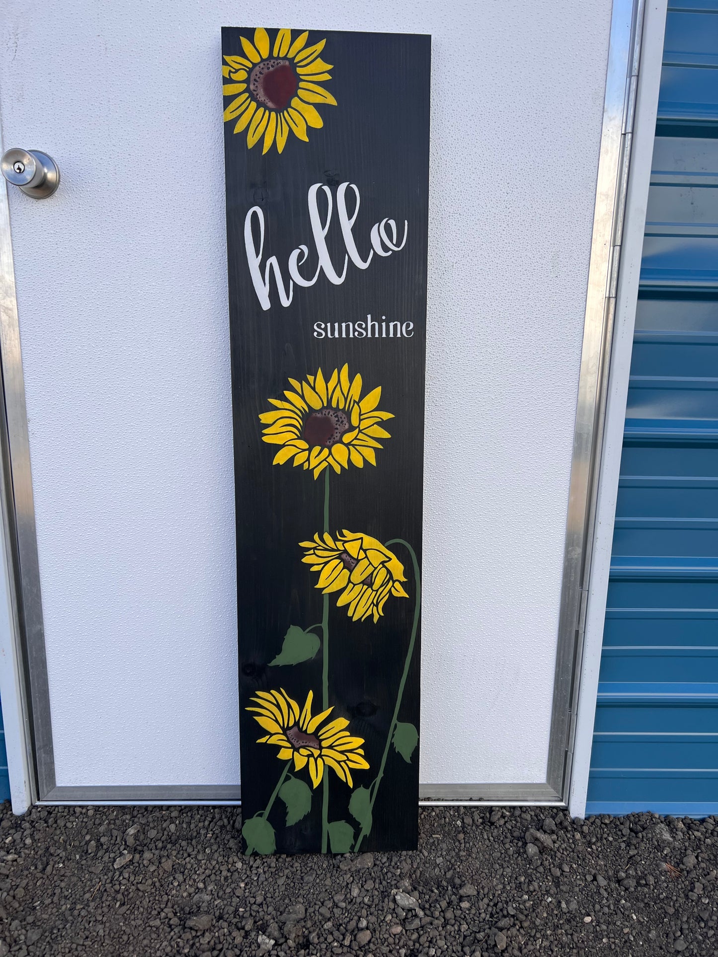 Summer Sunflower Porch Leaner