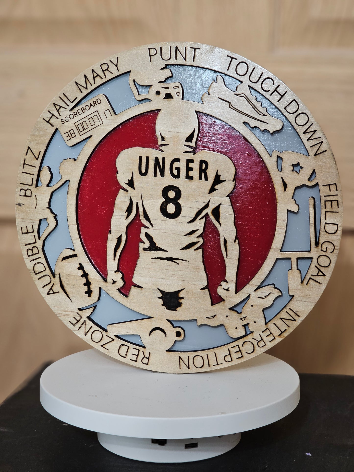 Sports 9" round Plaque