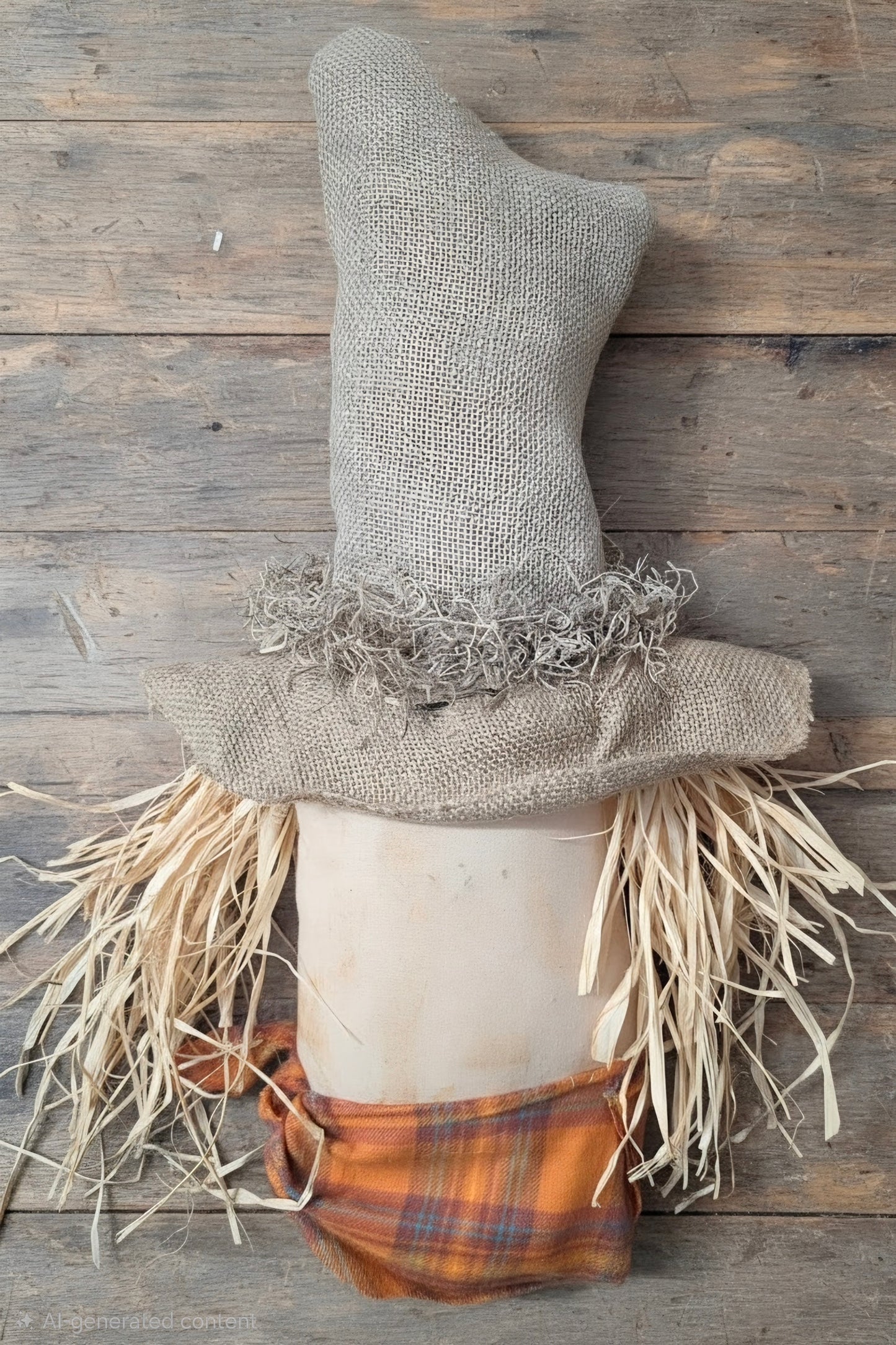Handmade Primitive Scarecrow