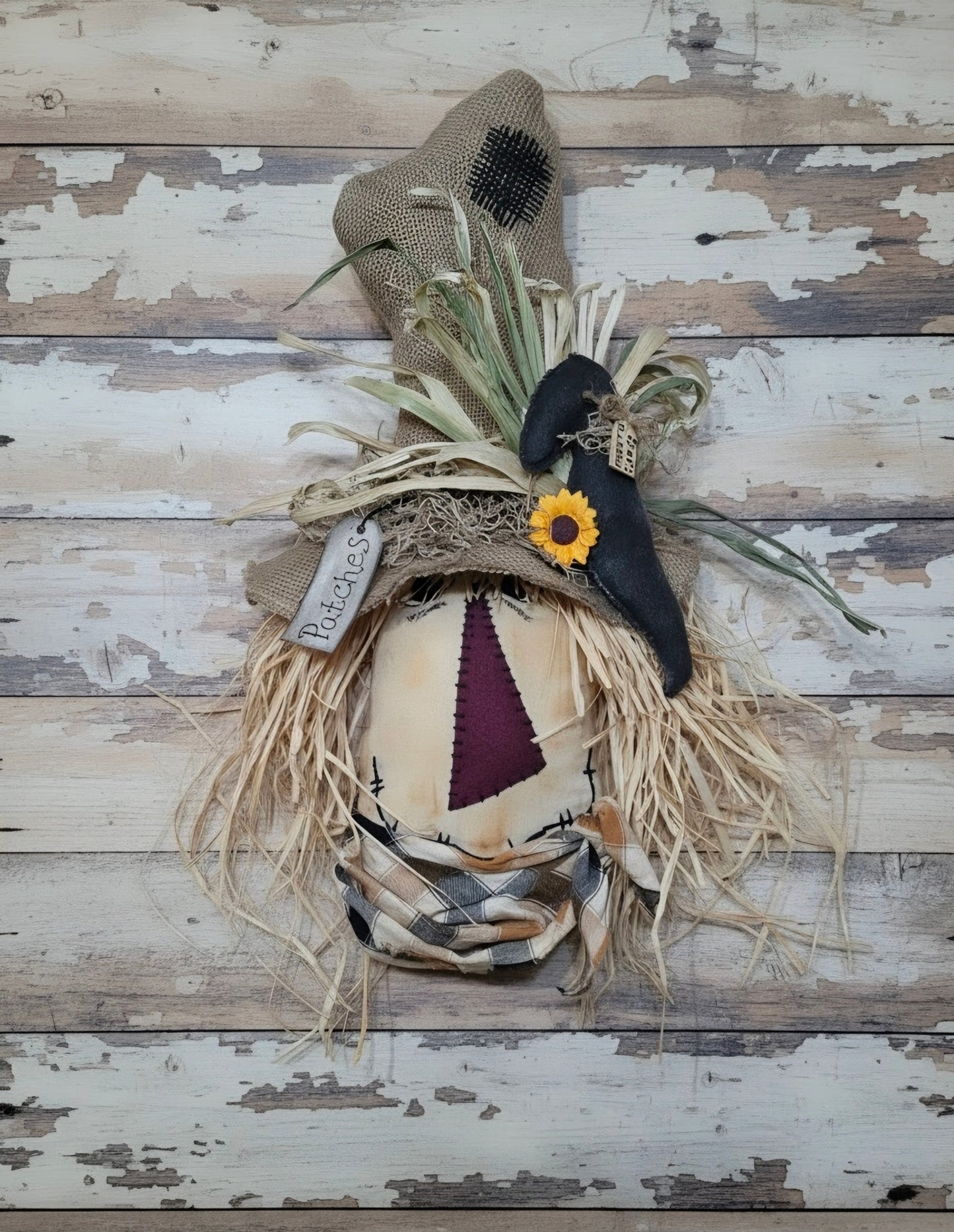 Handmade Primitive Scarecrow
