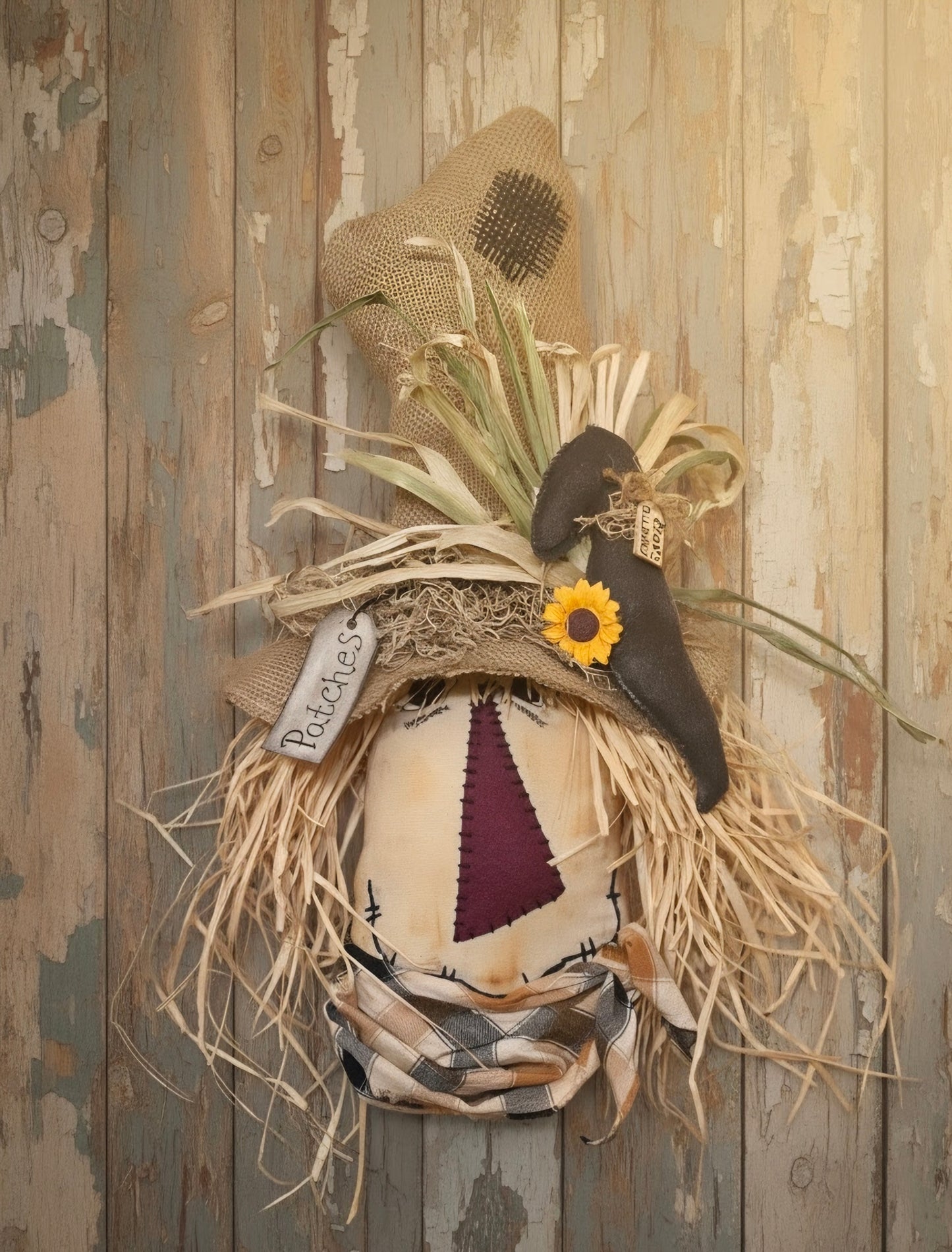 Handmade Primitive Scarecrow